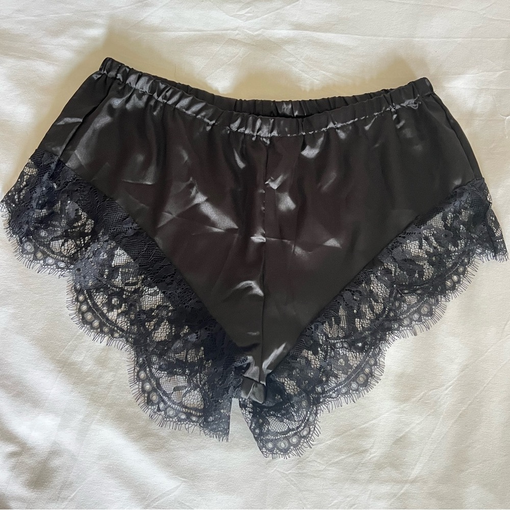 Silky sexy lace booty short lingerie